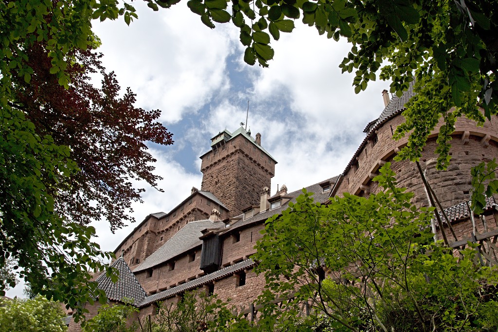 chateau koenigsbourg koenigsburg kasteel burcht hdr orschwiller elzas vogezen france frankrijk fort